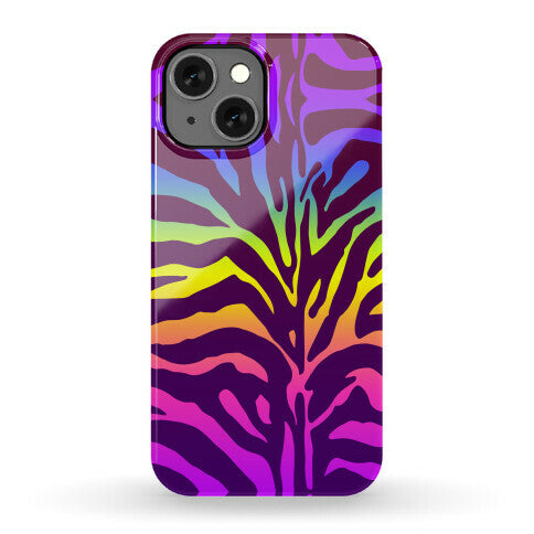 Rainbow Zebra Phone Case